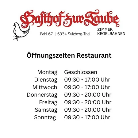 & Zur Taube אורחן